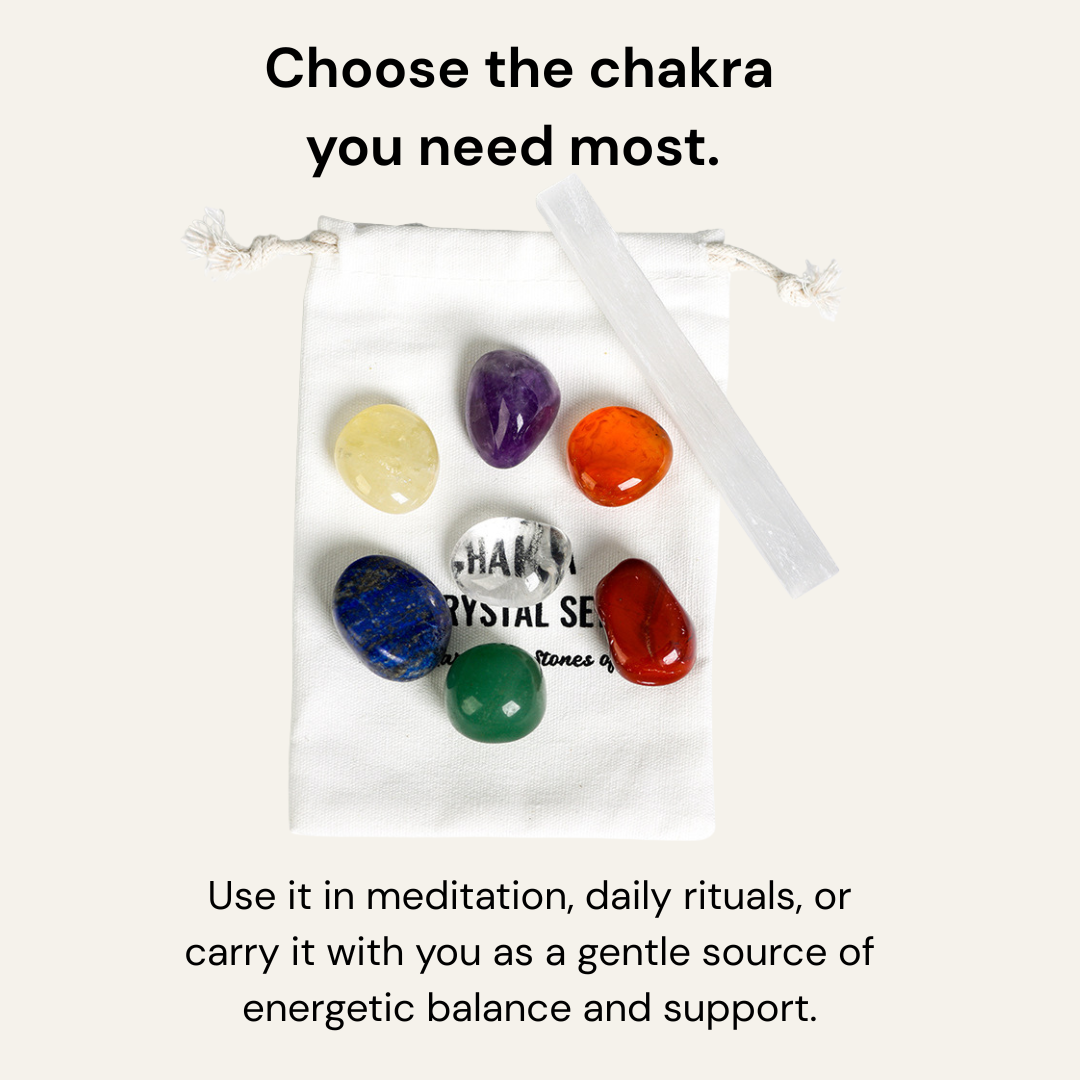 7 Chakra Stone Set for Balance & Harmony