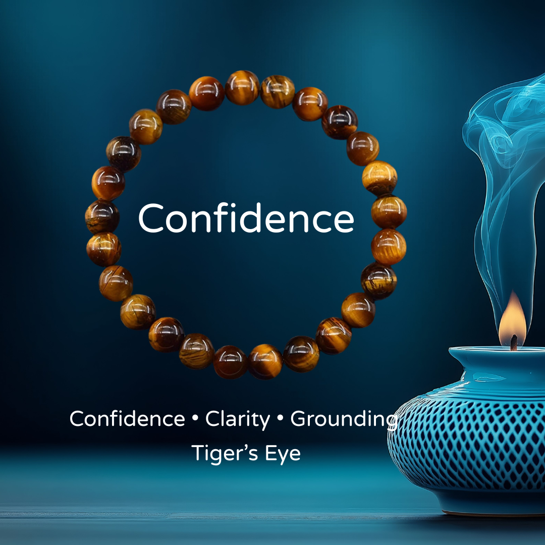 Tiger’s Eye – Confidence Bracelet (8mm Beads)