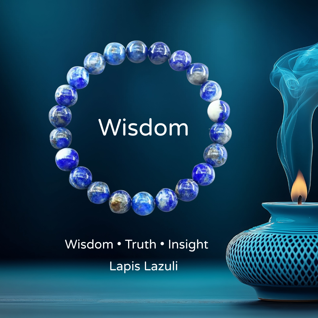 Lapis Lazuli – Wisdom Bracelet (8mm Beads)