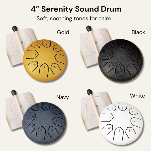 4” Serenity Sound Drum – Gentle Notes for Meditation
