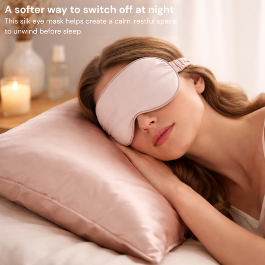 Mulberry Silk Sleep Mask – A Simple Night Ritual for Calm, Restful Sleep