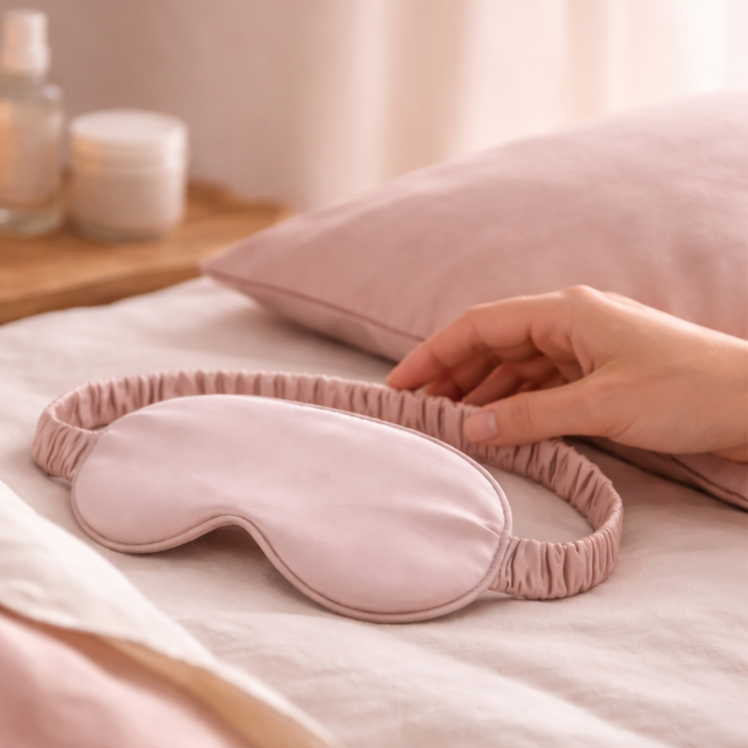 Mulberry Silk Sleep Mask – A Simple Night Ritual for Calm, Restful Sleep