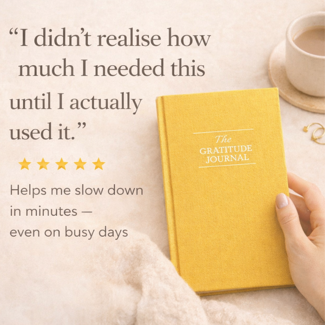 Gratitude Journal – A Daily Reset for Calm & Clarity