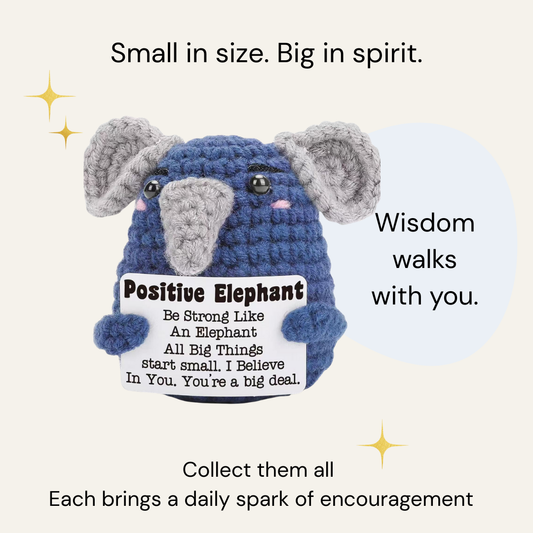 Positive Vibes Crochet – Elephant
