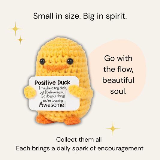 Positive Vibes Crochet – Duck