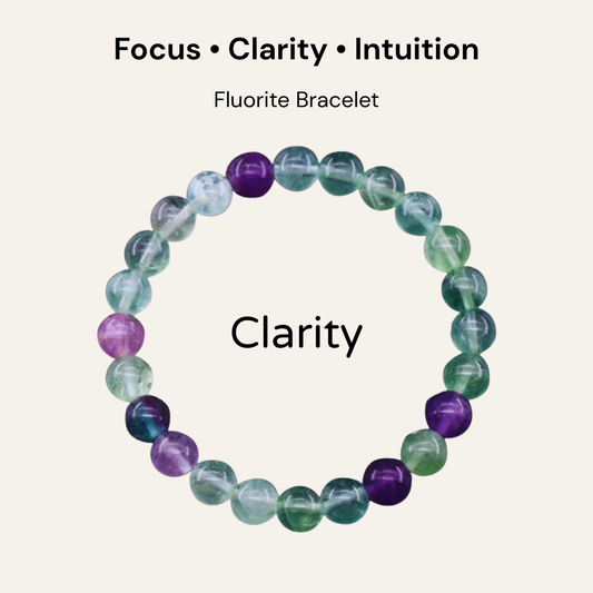 Fluorite – Clarity Bracelet (8mm Beads)