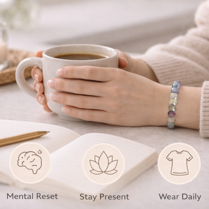Intention Bracelet – Crystal Energy for Calm, Clarity & Confidence