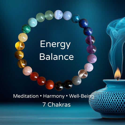 7 Chakras – Energy Balance Bracelet (8mm Beads)