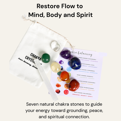 Balance & Harmony — 7 Chakra Natural Crystal Set