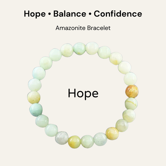 Amazonite – Hope Bracelet (8mm Beads)