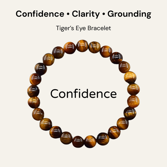 Tiger’s Eye – Confidence Bracelet (8mm Beads)