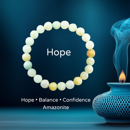 Amazonite – Hope Bracelet (8mm Beads)