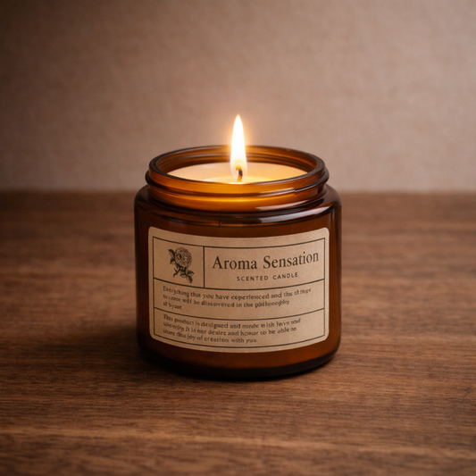 Calm Ritual Candle – Soy Wax Aromatherapy Candle for Relaxation & Stress Relief