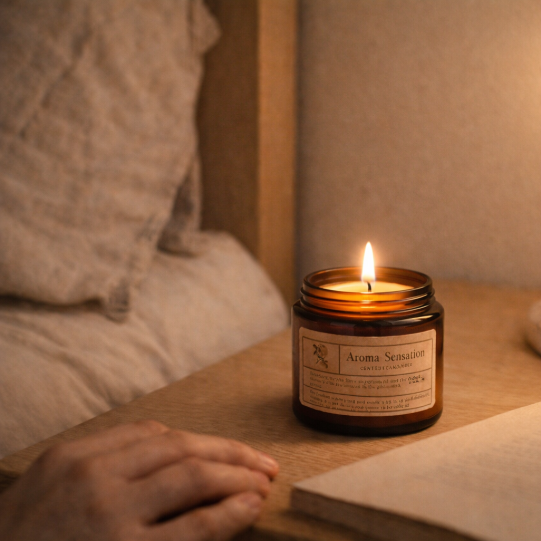Calm Ritual Candle – Soy Wax Aromatherapy Candle for Relaxation & Stress Relief